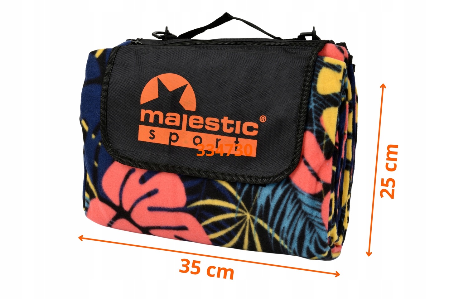Pikniková deka s farebnou monsterou 200x200 E